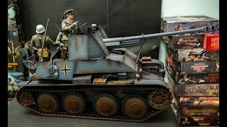 Unboxing 1/6 Scale SD.KFZ.139 Marder III Panzer 38(t) - German Tank Destroyer - WW2 action figures