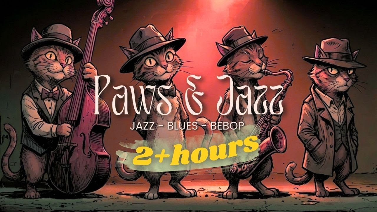 "PAWS&JAZZ After Hours • 2+HOURS  Deep Blues & Night Jazz"