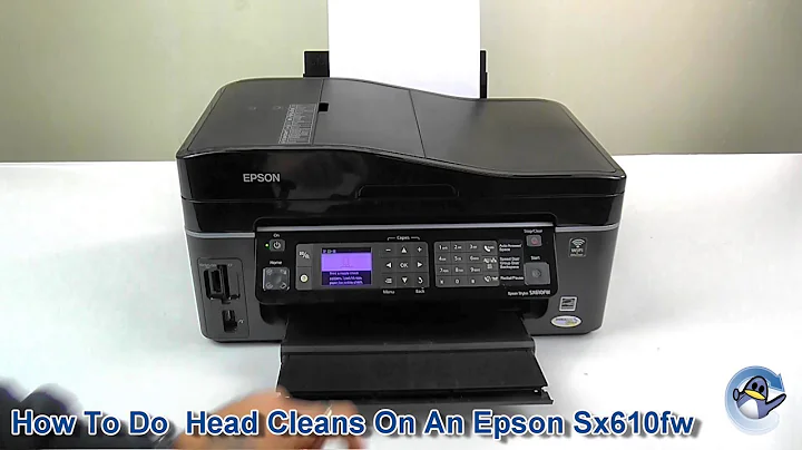 Epson Stylus SX610FW: How To Do Printhead Cleaning Cycles and Improve Print Quality