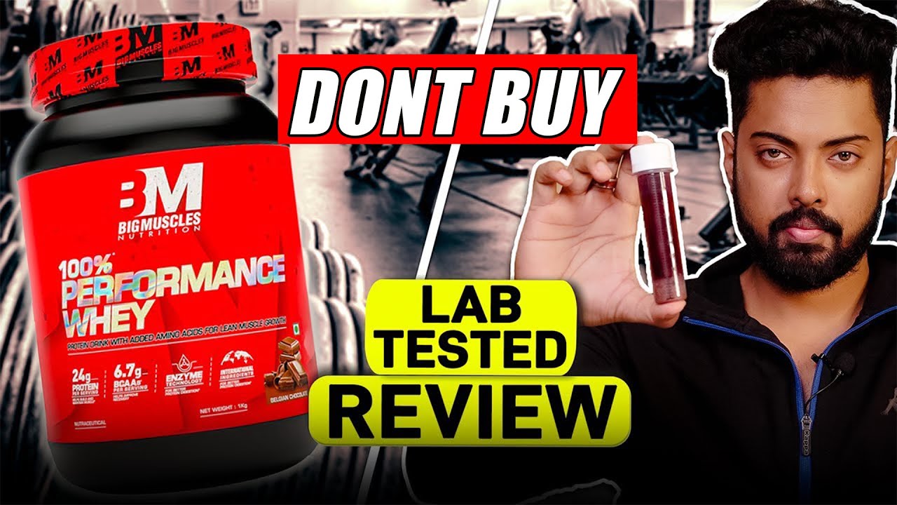 BIG MUSCLE PERFORMANCE WHEY REVIEW WITH LAB TEST REPORT 2023  | @DesiDietbyv