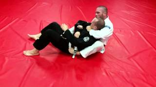 Kimura trap to back take with collar choke finish