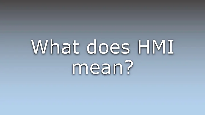 What does HMI mean?