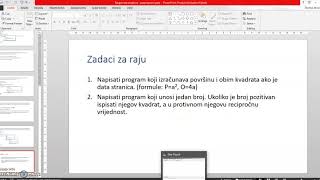 Pascal potprogrami Zadaća