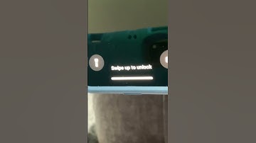 Swipe up to unlock ￼