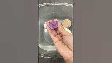 Demold taba squishy with me: Amethyst Crystal #squishy #stressrelief #tabasquishy #demolding