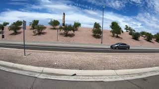 US-60, Superstition Freeway from a Disabled Lincoln MKZ to Chevrolet SUV, Mesa to Tempe, AZ GX020110