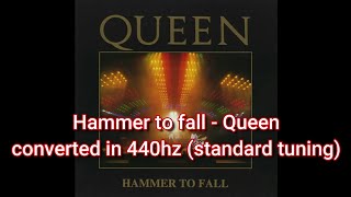 [440hz] Queen - Hammer to fall (Standard Tuning)