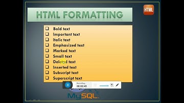 HTML Formatting(HINDI) | HTML5 | Bold,Italic,Superscript(sup),Subscript(sub) Tags