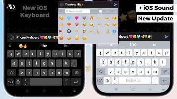 🤯 iOS Keyboard On Android with Sound & iOS EMOJIS | iPhone keyboard For Android !