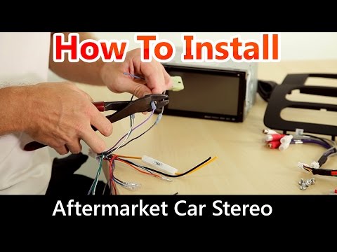 How to Install an Aftermarket Car Stereo, Wiring Harness and Dash Kit