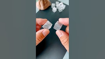 How to make fakeicecubes with cello tape🤟 #diy #icecube #cellotape #fake #shorts #trending #yt #art