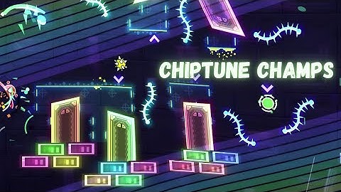 "Chiptune Champs" By AleXins 100% Daily Level [Geometry Dash 2.2]