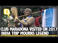 Sporting Club In Kolkata That Maradona Visited Pays Tribute | The Quint