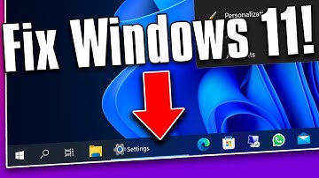 Windows 11 with Win 10 Taskbar & Start Menu! (Finally!)