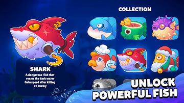 Sword Fish .IO : Fish Clash Gameplay Walkthrough - Sword Fish - Android & ios Gameplay