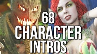 Injustice 2 - 68 CHARACTER INTROS / INTERACTIONS