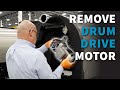 Remove a stuck drum drive motor from a probat p series roaster