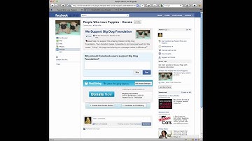 Install a Donate Button In Your Facebook Page