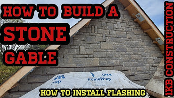 HOW TO BUILD A STONE GABLE..DIY TIPS