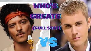 Justin Bieber vs Bruno Mars: Who Has The Better Career?🔥🔥👑