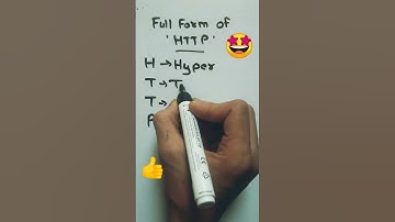 HTTP ka Full Form |Full form of HTTP #fullform #youtubeshorts #trending #shorts