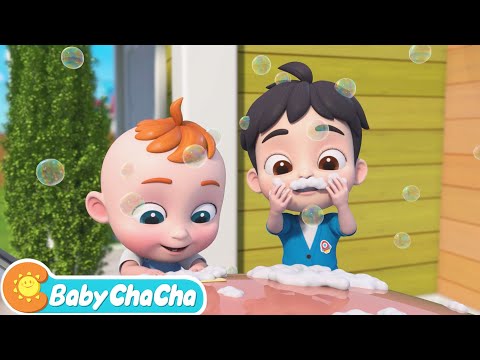 Car Wash Song | Baby ChaCha Nursery Rhymes & Kids Songs