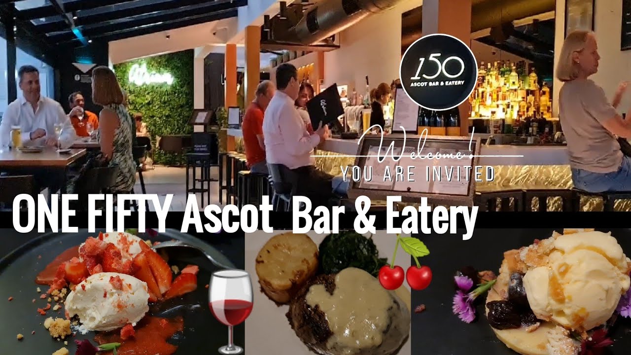 Best Bar and Grill near me | ONE FIFTY Ascot Bar & Eatery 🍷🍽 - YouTube
