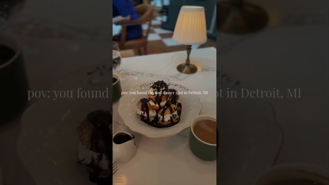 POV: You found the best dinner spot in Detroit, MI!