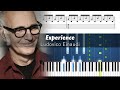 Ludovico einaudi  experience  piano tutorial with sheet music