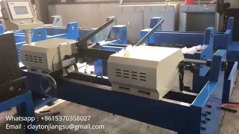 Double head pipe tube chamfering machine