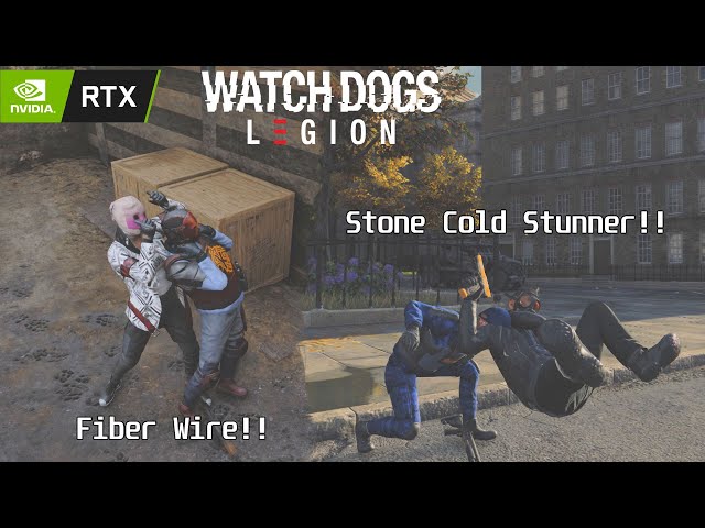 Watch Dogs Legion stealth kill (fake violence) #watchdogslegion