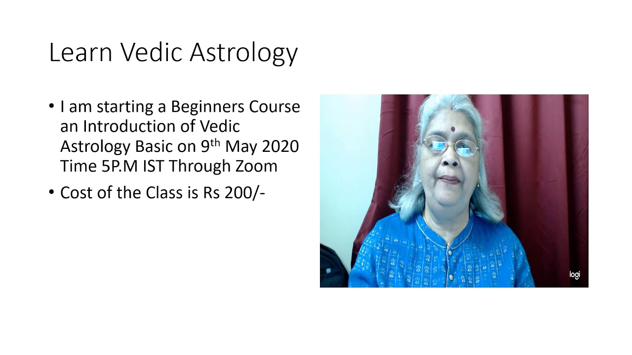 Astrology Zoom Classes For Beginners on Vedic Astrology Beginners