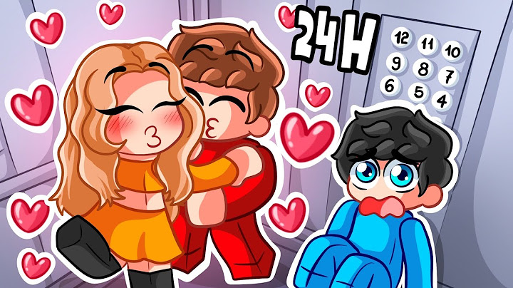 Trapped in an ELEVATOR 24H with MY GIRLFRIEND on Roblox!