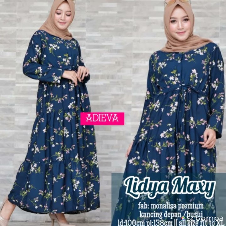 Gamis Bahan Monalisa Terlaris by Dirinis