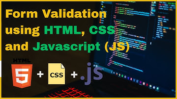 HTML and CSS Form Validation with JavaScript | Real-Time Form Validation Tutorial for Beginners