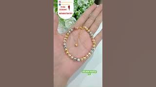 GELANG RANTAI MOTIF BIJI LADA CANTIK MEWAH PERHIASAN HARIAN