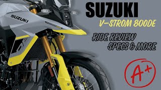 Suzuki V-Strom 800DE Ride Review and specs, Impressive!