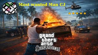 Surviving a Five Star Wanted Level Using Only Melee Weapons in San Andreas