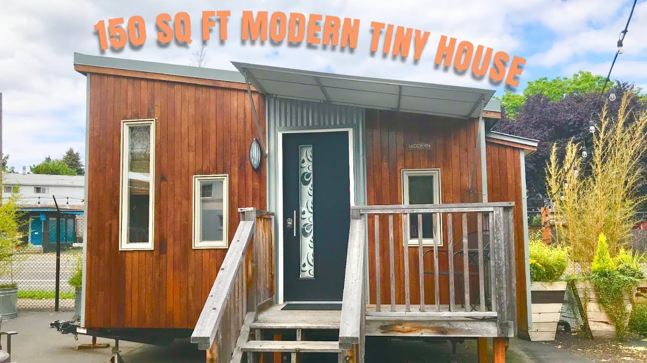 Tiny Digs Hotel Modern Tiny House Tour I Portland, Oregon - YouTube