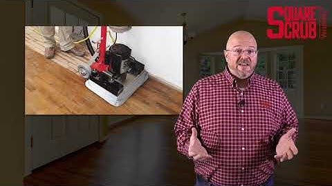 Wood Flooring Sanding & Prep With Square Scrub Pivot
