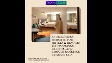 AI WordPress Websites for Hotels and Resorts in Boisar - Troika Tech Services