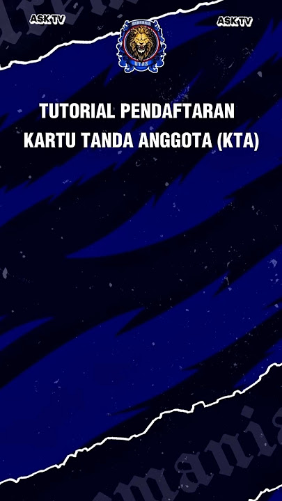 CARA DAFTAR KTA AREMANIA UTAS #aremaniautas #aremania #aremanita #arema #malang