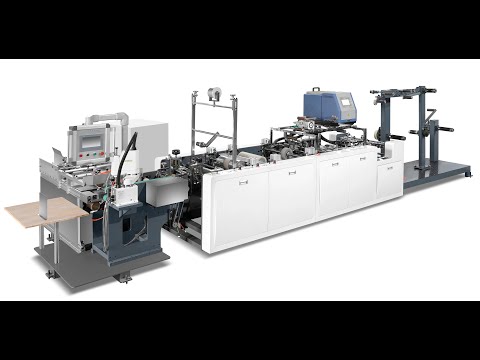 MATCHED FOR PAPER BAG MACHINE PAPER FLAT HANDLE MAKING PASTING MACHINE