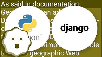 Wondering About GeoDjango and Mapping Services