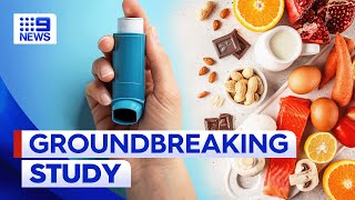 Groundbreaking study finds link found between food allergies and asthma | 9 News Australia