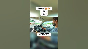 BALENO VS i20 #dragrace #marutisuzuki #hyundai #speed #battle #trending #baleno #ytshorts #boom