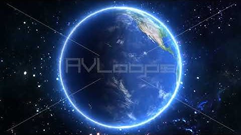 Beautiful View of Planet Earth from Space Timelapse and Stars - IncrediVFX - AVloops