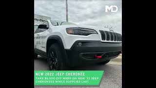 2022 Jeep Cherokee for sale at McLarty Daniel Chrysler Dodge Jeep Ram in Bentonville, AR