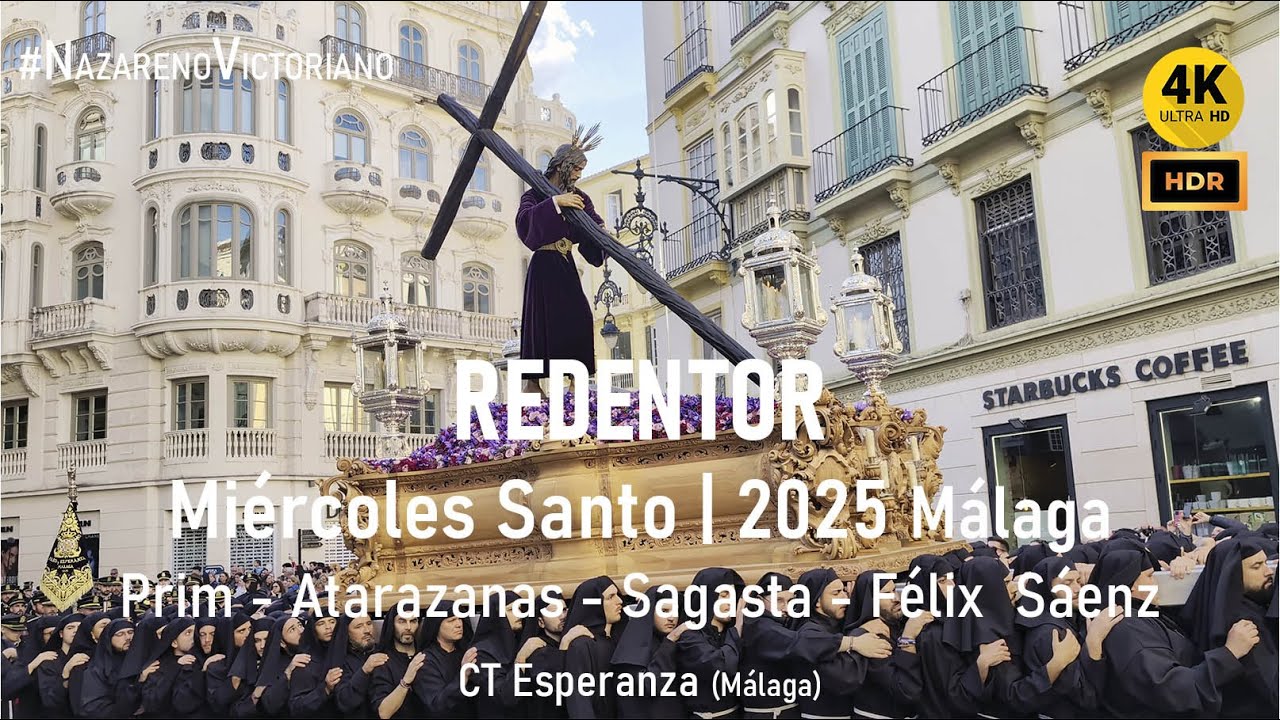 REDENTOR (Mediadora) | Prim - Atarazanas - Sagasta - Félix Sáenz | Semana Santa Málaga 2025
