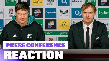 All Blacks react to England Test | Press Conference (London)